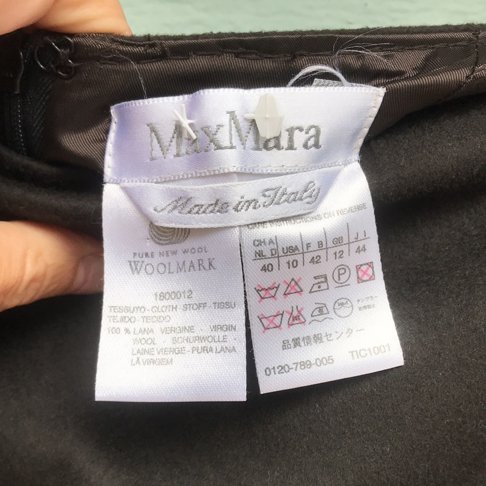 Max Mara authentic wool skirt made in Italy size 40 - Picture 2 of 7
